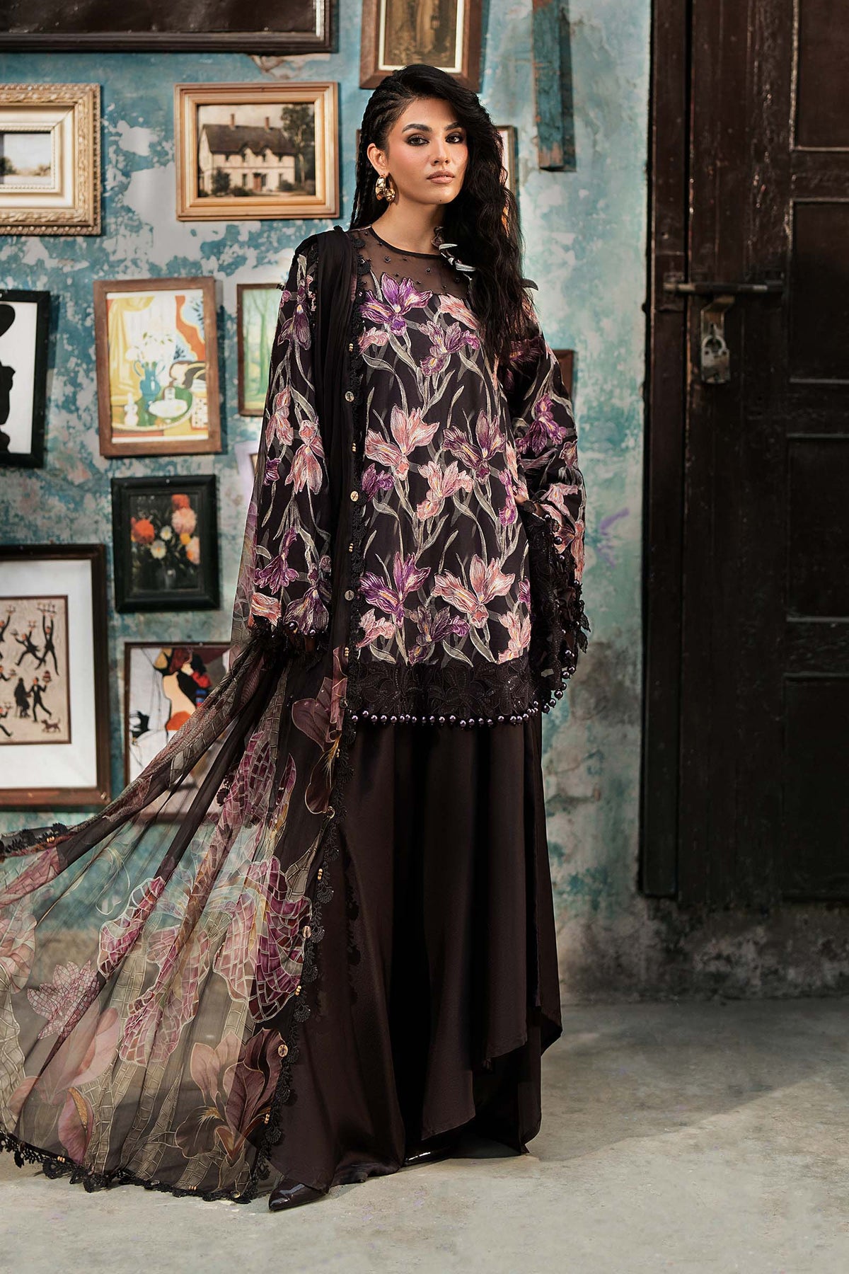 Picture of Maria B - Sounds of M Prints Fall Collection - Design 4B - Unstitched - Available at Raja Sahib