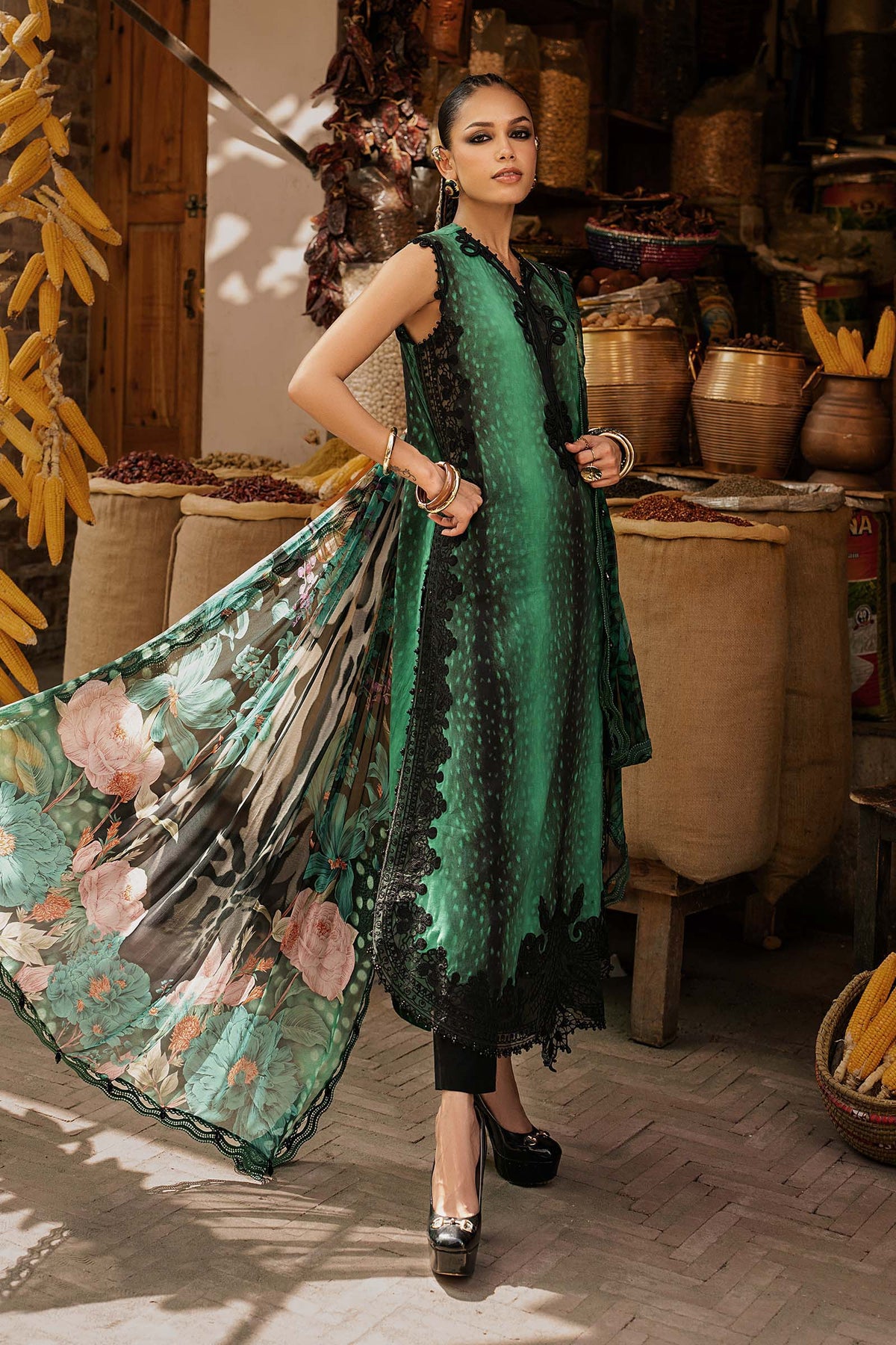 Picture of Maria B - Sounds of M Prints Fall Collection - Design 5A - Unstitched - Available at Raja Sahib