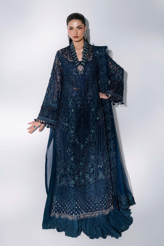 Maria B - Mbroidered Wedding Edition - 3 Piece Unstitched Embroidered Organza Suit