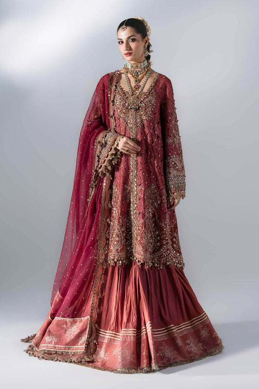 Maria B - Mbroidered Wedding Edition - 3 Piece Unstitched Embroidered Organza Suit