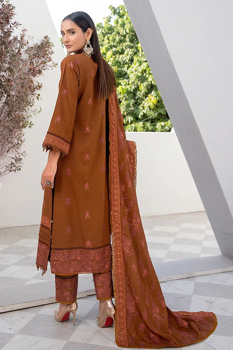 Picture of Threads & Weaves - Dhanak 3 PC Embroidered Collection - D23104 - Available at Raja Sahib