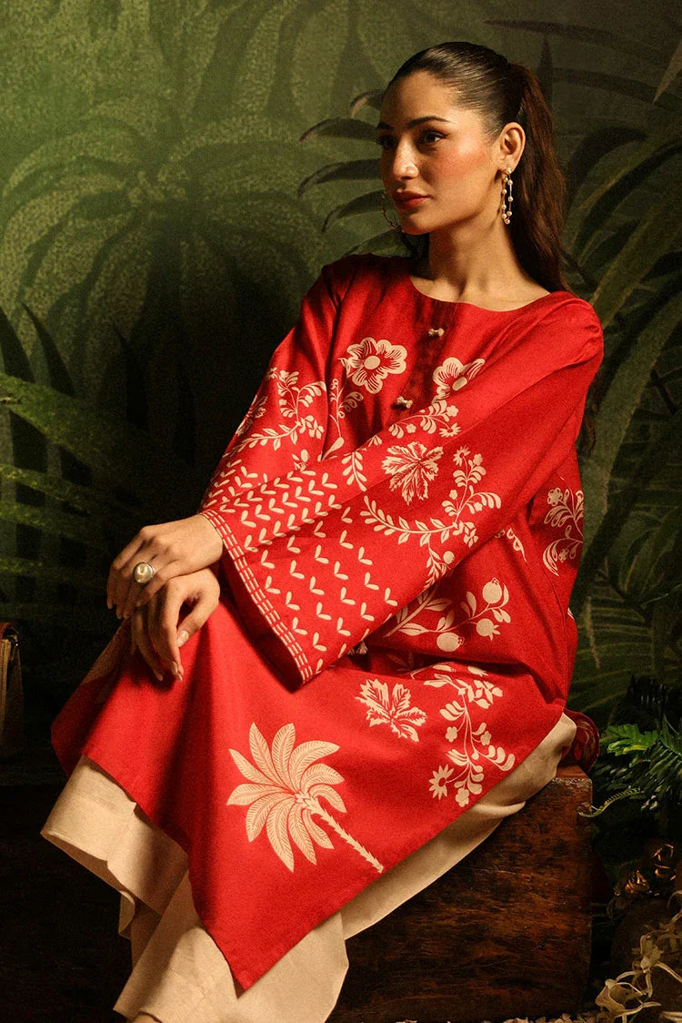 Picture of Kaanthaa - Rebloom - 2 Piece - Hibiscus Rouge - Available at Raja Sahib