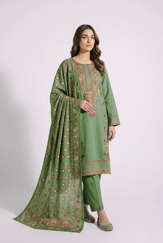 Kleren - Dastoor Embroidered Dobby - Stitched - D-01