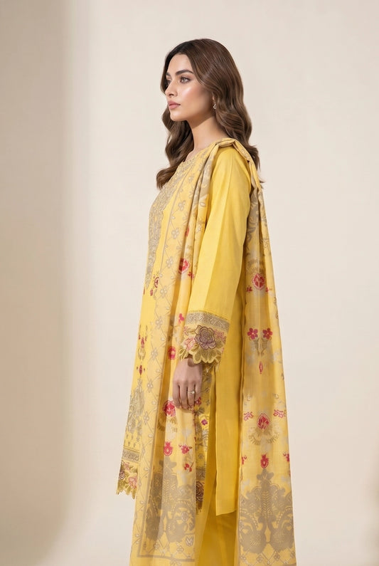 Picture of Kleren - Dastoor Embroidered Dobby - Stitched - D-03 - Available at Raja Sahib