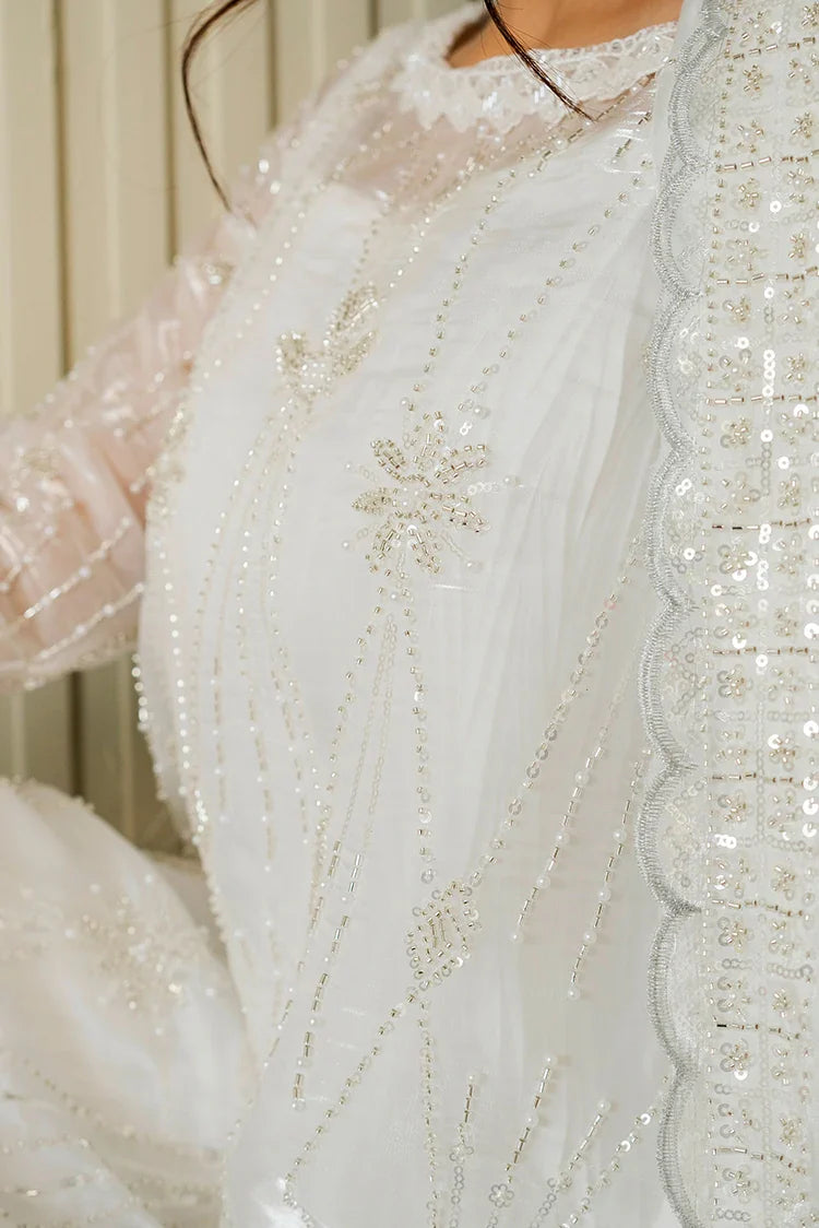 Picture of <!--dx-->Emeralds - Embroidered Silk Festive Pret - Dove - Available at Raja Sahib