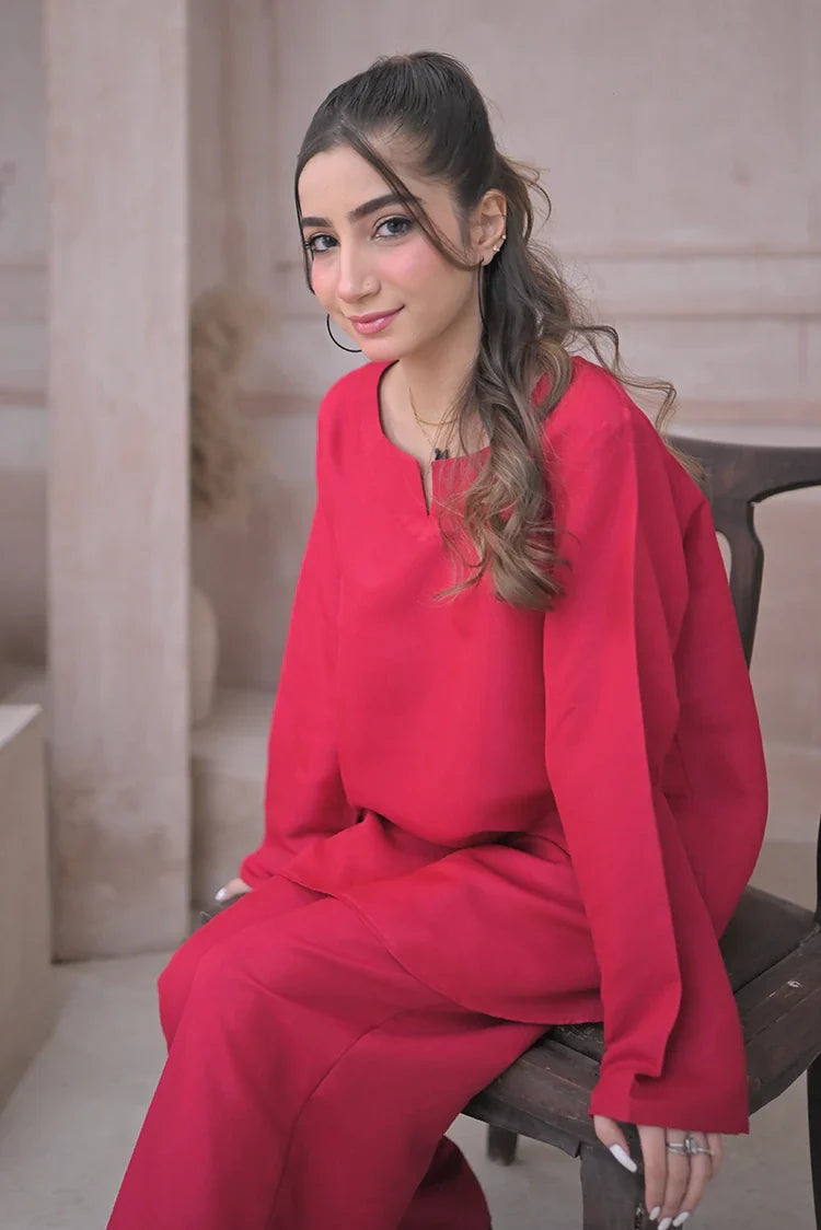Picture of Zauk - Eid Collection - Deep Pink - Available at Raja Sahib