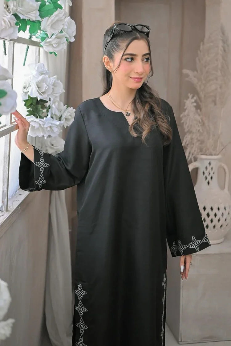 Picture of Zauk - Eid Collection - Smoky Black - Available at Raja Sahib