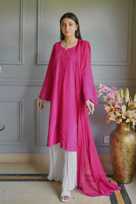 Picture of Zauk - Embroidered Luxe Pret - 3 Piece - Flora - Available at Raja Sahib
