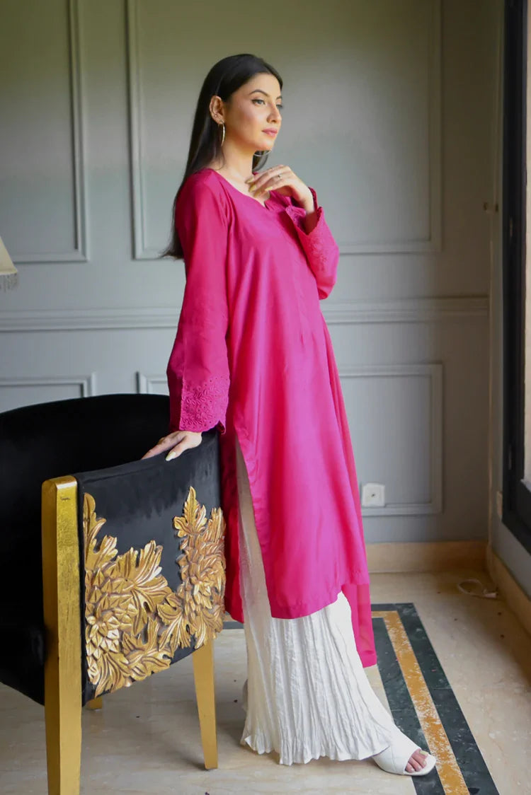 Picture of Zauk - Embroidered Luxe Pret - 3 Piece - Flora - Available at Raja Sahib