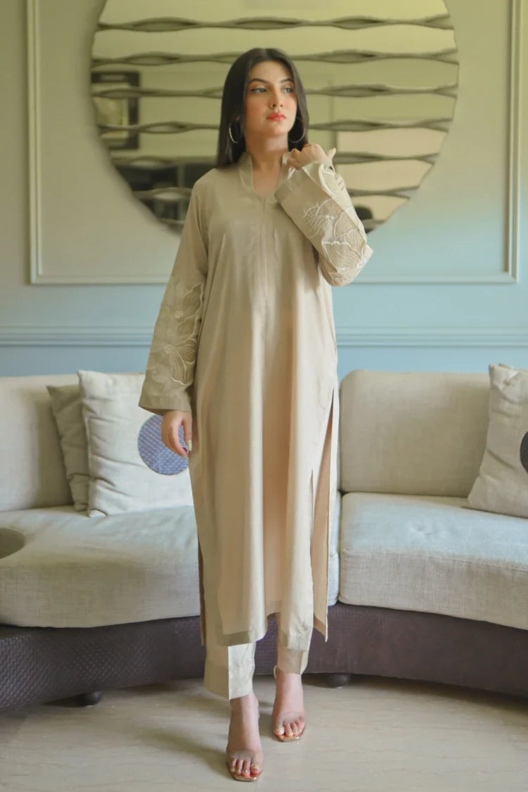 Picture of Zauk - Embroidered Luxe Pret - 2 Piece - Stardust - Available at Raja Sahib