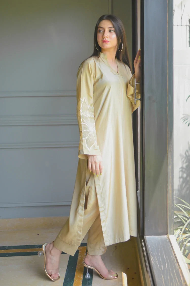 Picture of Zauk - Embroidered Luxe Pret - 2 Piece - Stardust - Available at Raja Sahib