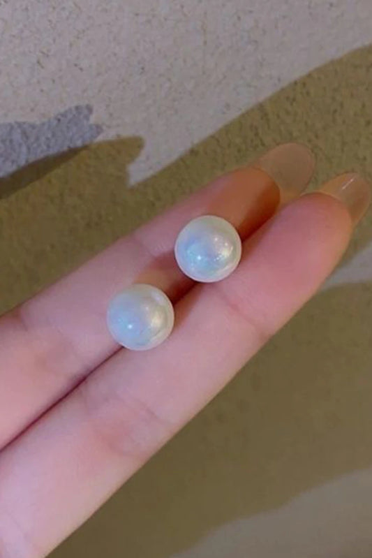 Picture of Blumoon - Pearl Ear Stud - Available at Raja Sahib