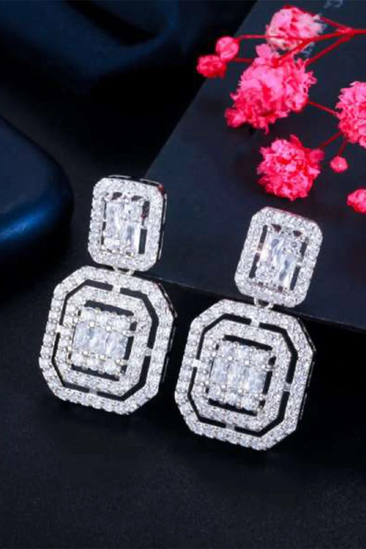 Picture of Blumoon - Drop - R Plated - Earrings - Available at Raja Sahib