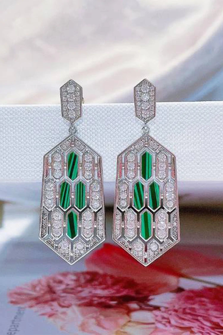 Picture of Blumoon - Geometric Drop - Earrings - Available at Raja Sahib