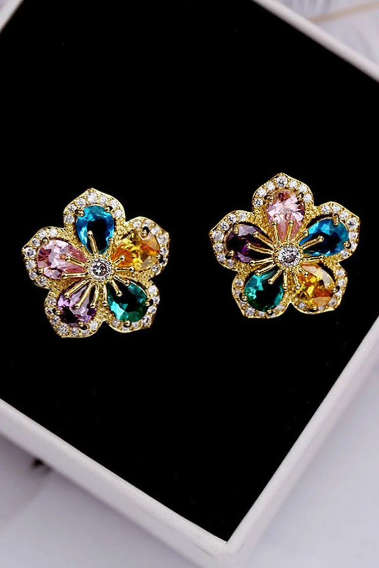 Picture of Blumoon - Ear Stud - Multi - Available at Raja Sahib