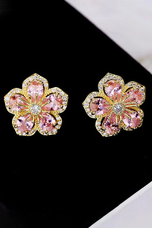 Picture of Blumoon - Ear Stud - Pink - Available at Raja Sahib