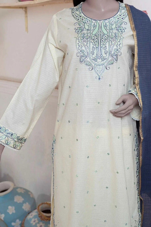 Picture of 6Teen - 3 Piece - Embroidered Lawn Suit - Available at Raja Sahib