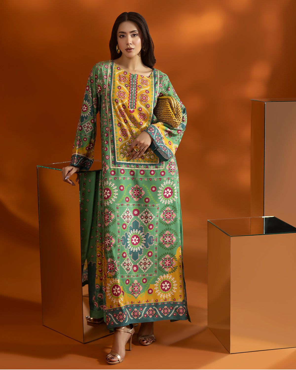 Picture of Ellena - 1 Piece - Emerald Muse - Available at Raja Sahib
