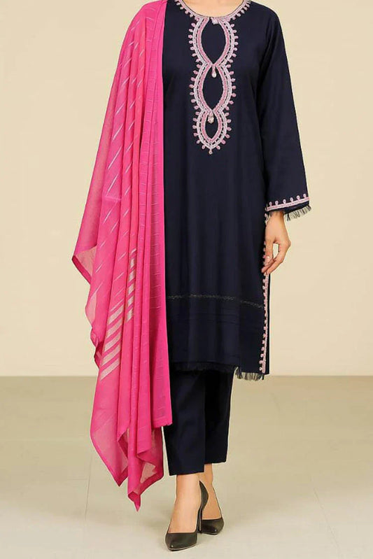 Picture of 6Teen - 3 Piece - Embroidered Lawn Suit - Available at Raja Sahib