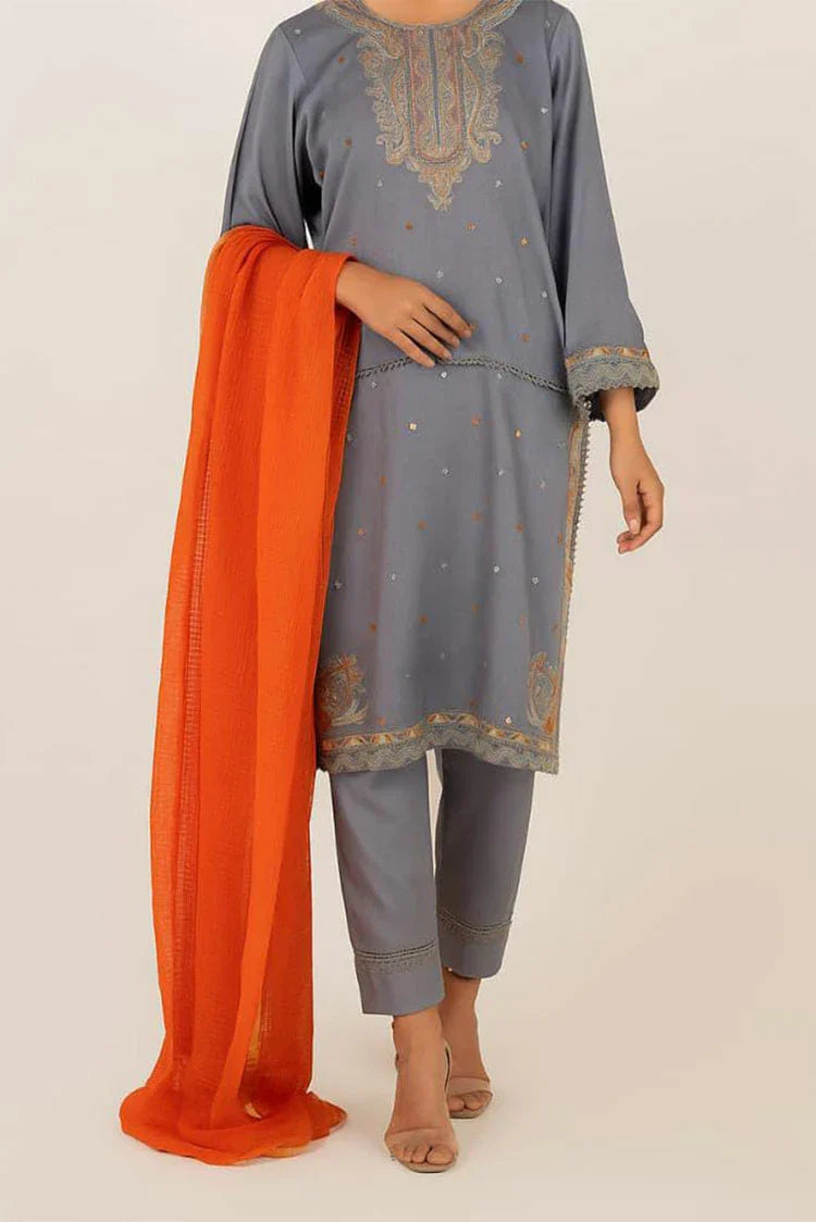Picture of 6Teen - 3 Piece - Embroidered Lawn Suit - Available at Raja Sahib