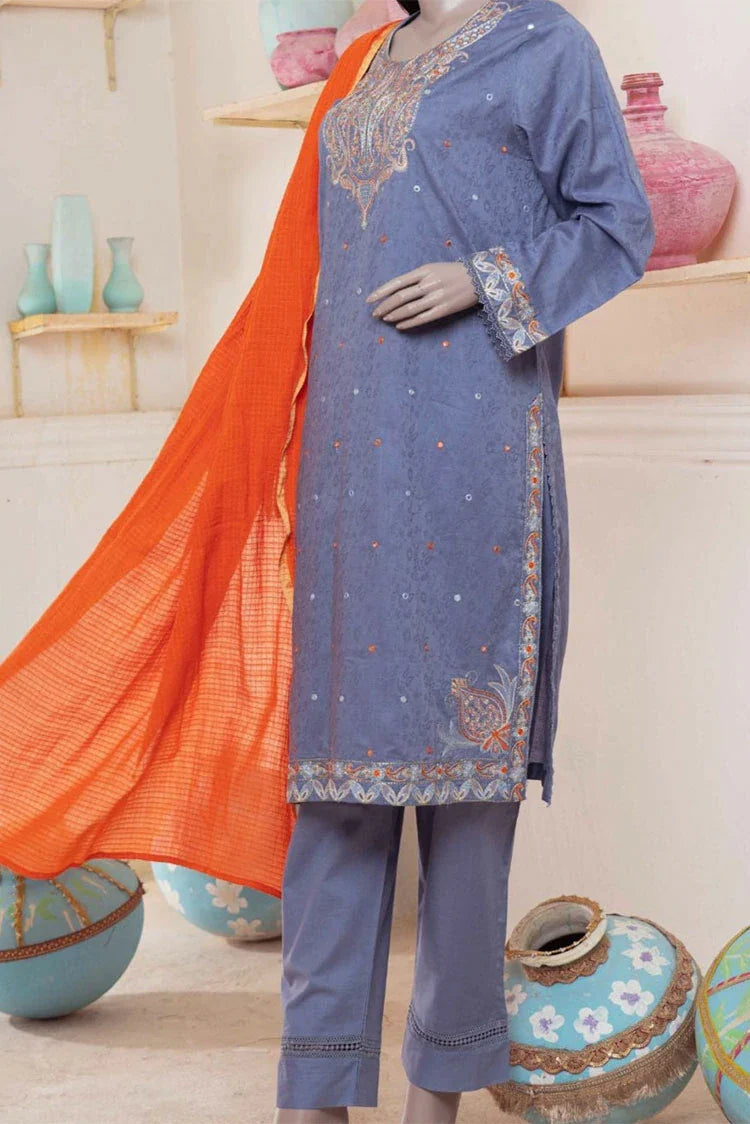 Picture of 6Teen - 3 Piece - Embroidered Lawn Suit - Available at Raja Sahib