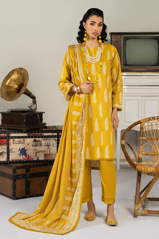Picture of Ellena - 3-PC Unstitched Digital Printed Lawn Suit - Available at Raja Sahib