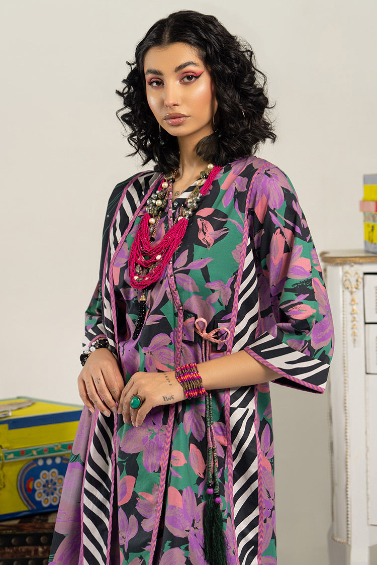 Picture of Ellena - 3-PC Unstitched Digital Printed Lawn Suit - Available at Raja Sahib