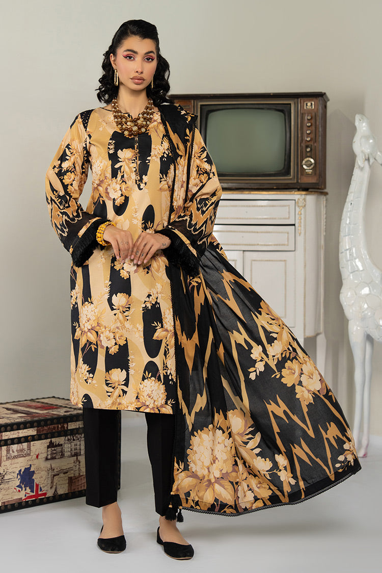 Picture of Ellena - 3-PC Unstitched Digital Printed Lawn Suit - Available at Raja Sahib