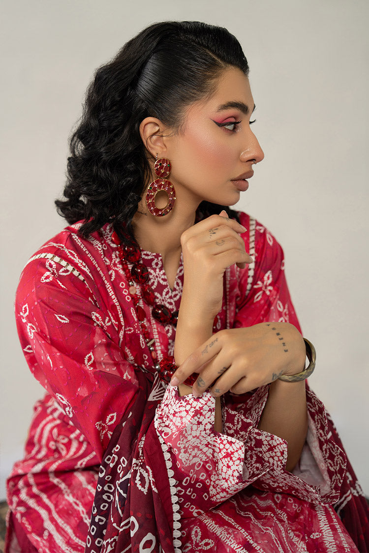 Picture of Ellena - 3-PC Unstitched Digital Printed Lawn Suit - Available at Raja Sahib