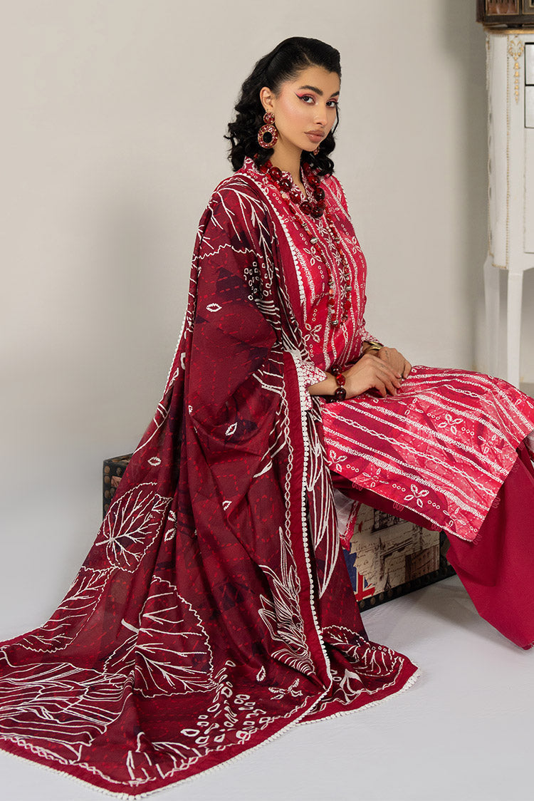 Picture of Ellena - 3-PC Unstitched Digital Printed Lawn Suit - Available at Raja Sahib