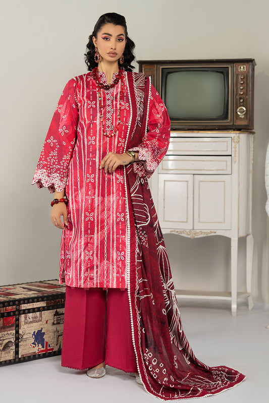 Picture of Ellena - 3-PC Unstitched Digital Printed Lawn Suit - Available at Raja Sahib