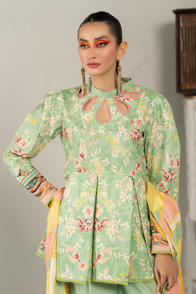 Picture of Ellena - 3-PC Unstitched Digital Printed Lawn Suit - Available at Raja Sahib