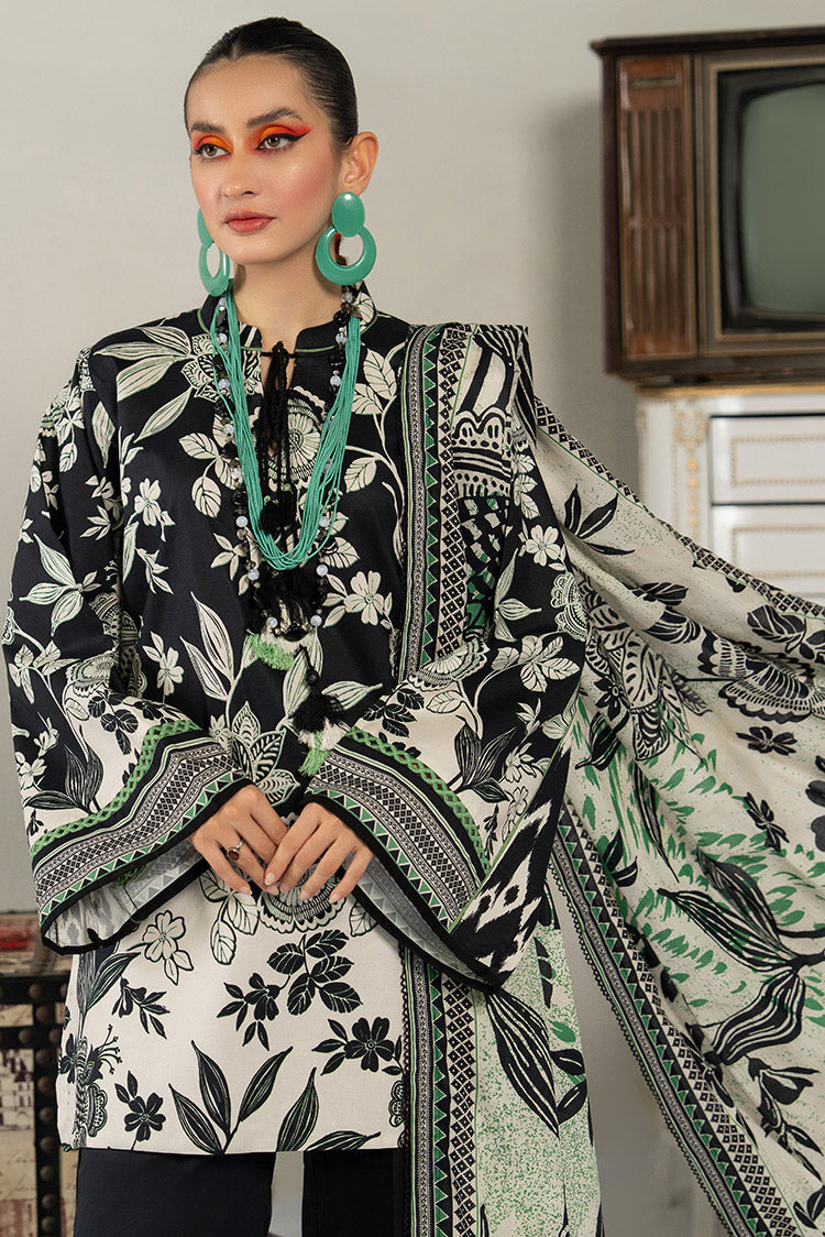 Picture of Ellena - 3-PC Unstitched Digital Printed Lawn Suit - Available at Raja Sahib