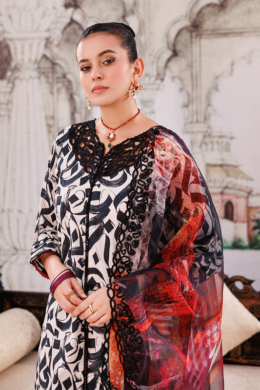 Picture of Ellena - 3-PC Unstitched Digital Printed Lawn Suit - Available at Raja Sahib