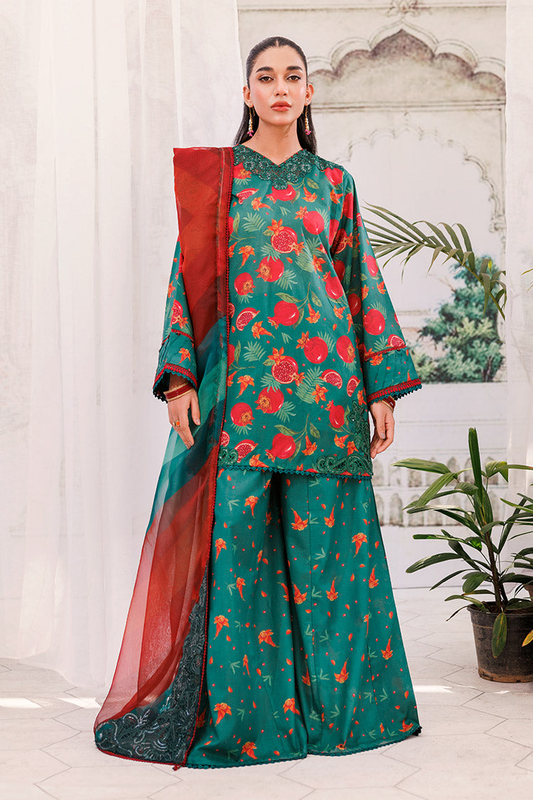 Picture of Ellena - 3-PC Unstitched Digital Printed Lawn Suit - Available at Raja Sahib