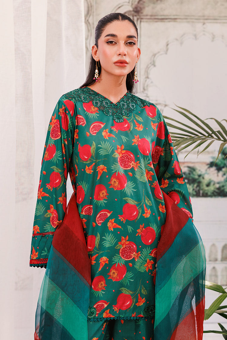 Picture of Ellena - 3-PC Unstitched Digital Printed Lawn Suit - Available at Raja Sahib