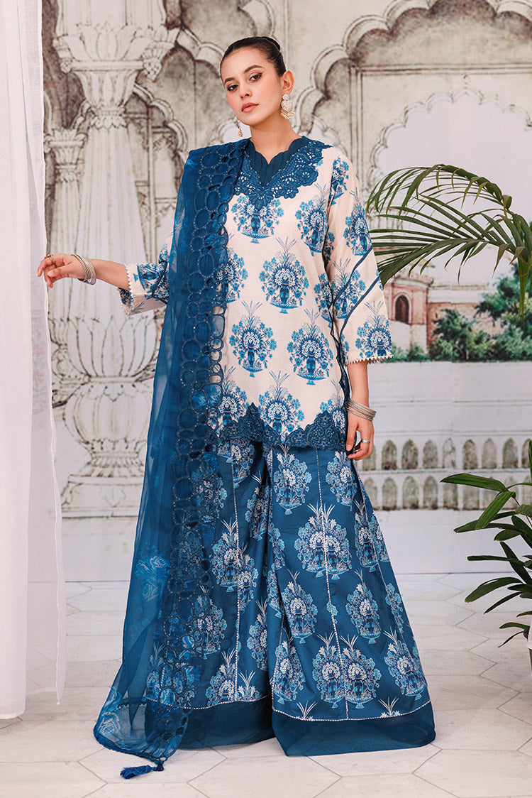 Picture of Ellena - 3-PC Unstitched Digital Printed Lawn Suit - Available at Raja Sahib