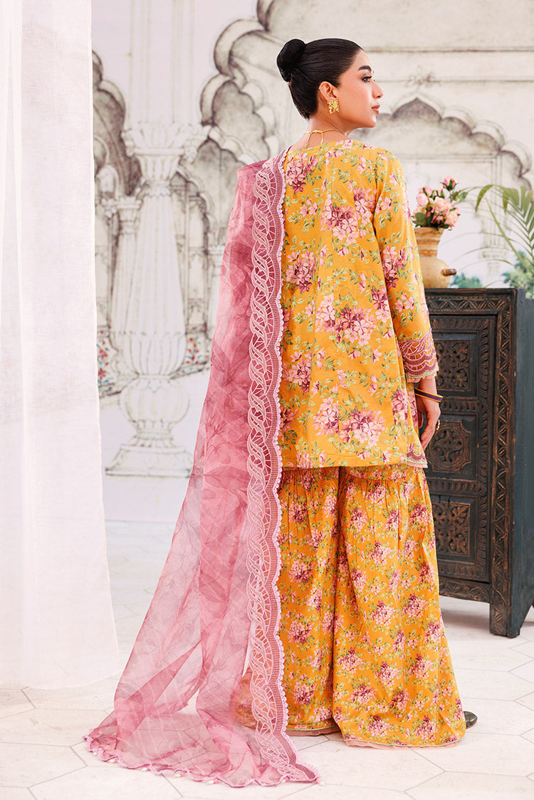 Picture of Ellena - 3-PC Unstitched Digital Printed Lawn Suit - Available at Raja Sahib