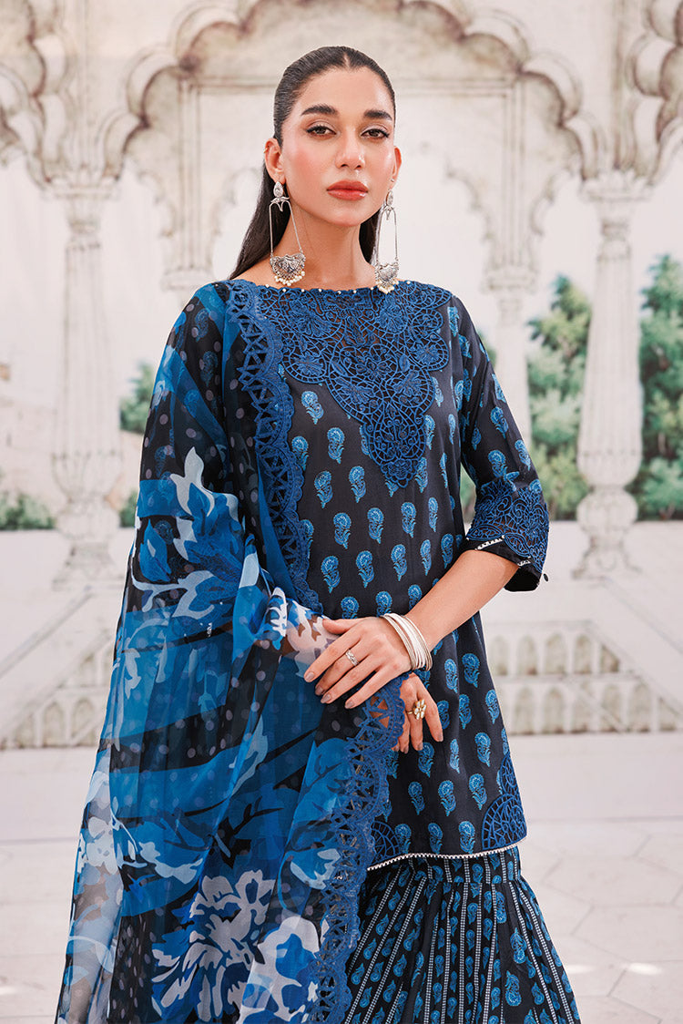 Picture of Ellena - 3-PC Unstitched Digital Printed Lawn Suit - Available at Raja Sahib