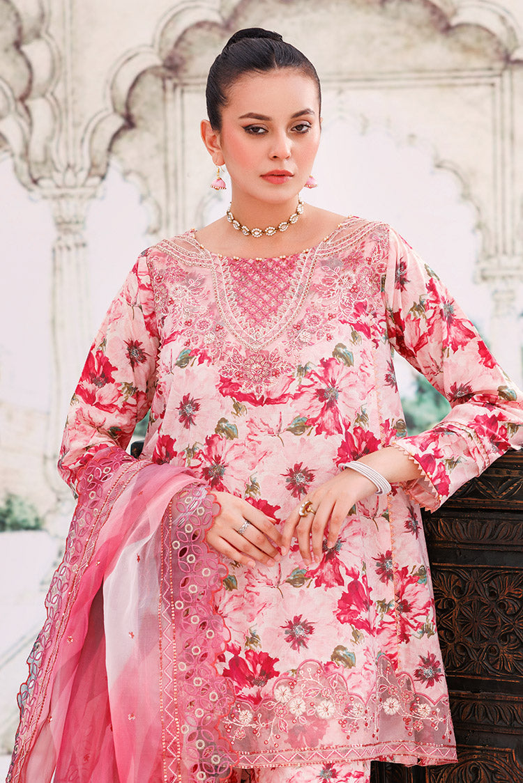 Picture of Ellena - 3-PC Unstitched Digital Printed Lawn Suit - Available at Raja Sahib