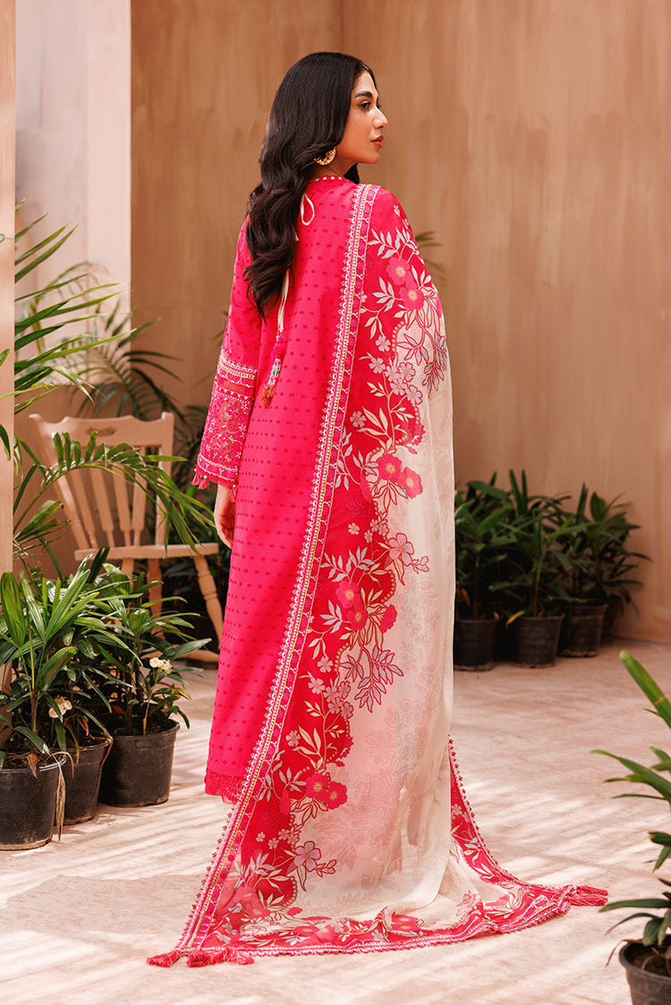 Picture of Ellena - 3-PC Unstitched Embroidered Chikankari Lawn Suit - Available at Raja Sahib