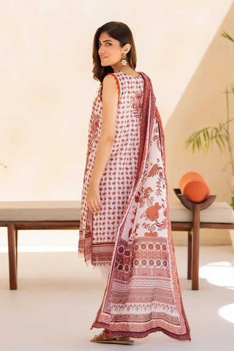 Picture of Ellena - 3-PC Unstitched Printed Lawn Suit - Available at Raja Sahib