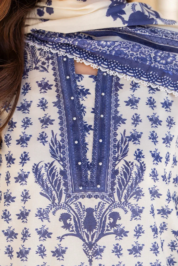 Picture of Ellena - 3-PC Unstitched Printed Lawn Suit - Available at Raja Sahib