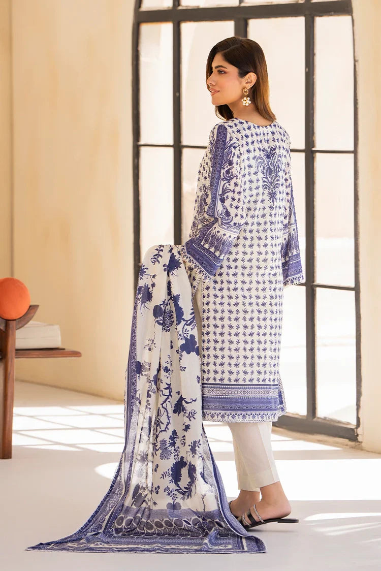 Picture of Ellena - 3-PC Unstitched Printed Lawn Suit - Available at Raja Sahib