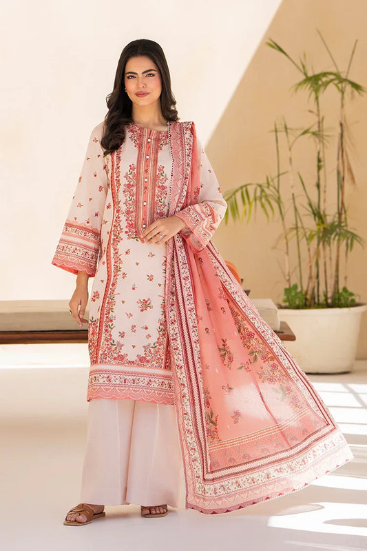 Picture of Ellena - 3-PC Unstitched Printed Lawn Suit - Available at Raja Sahib