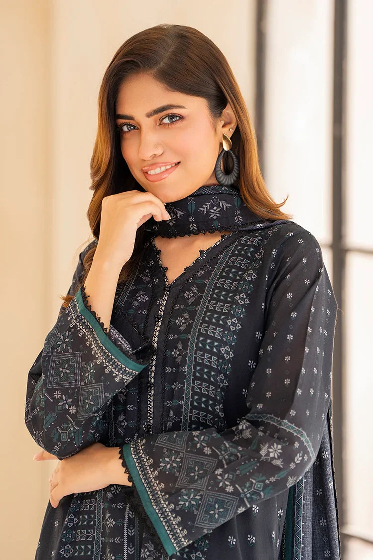Picture of Ellena - 3-PC Unstitched Printed Lawn Suit - Available at Raja Sahib