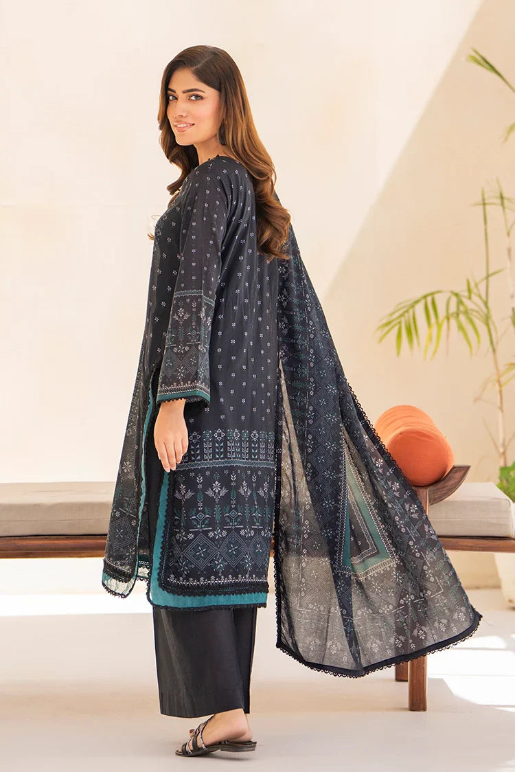 Picture of Ellena - 3-PC Unstitched Printed Lawn Suit - Available at Raja Sahib