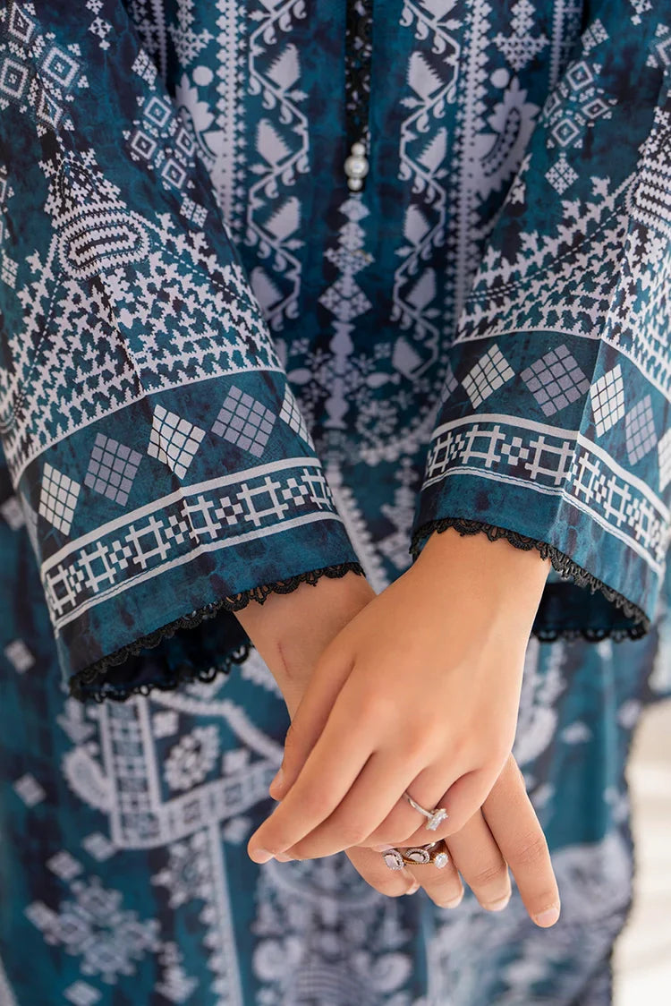 Picture of Ellena - 3-PC Unstitched Printed Lawn Suit - Available at Raja Sahib