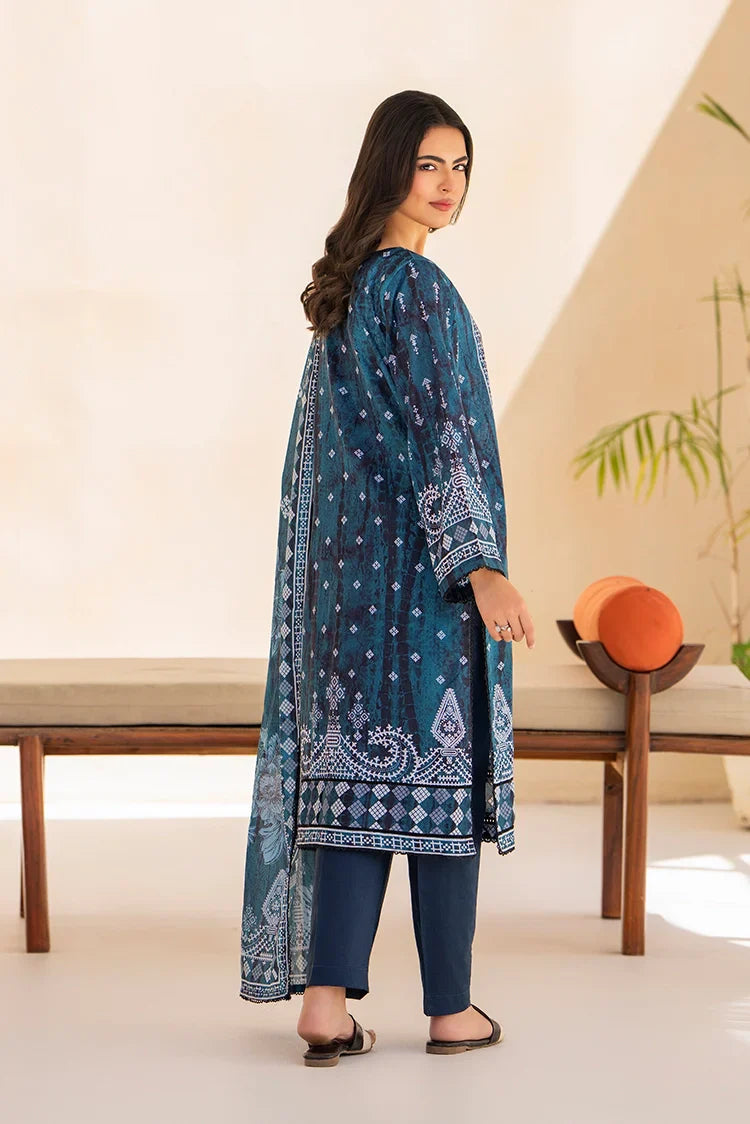 Picture of Ellena - 3-PC Unstitched Printed Lawn Suit - Available at Raja Sahib