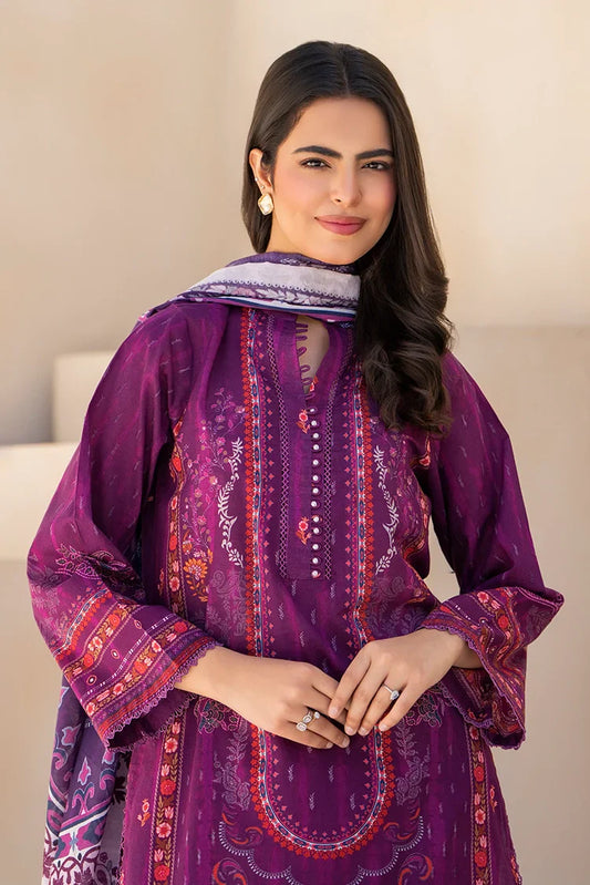 Picture of Ellena - 3-PC Unstitched Printed Lawn Suit - Available at Raja Sahib